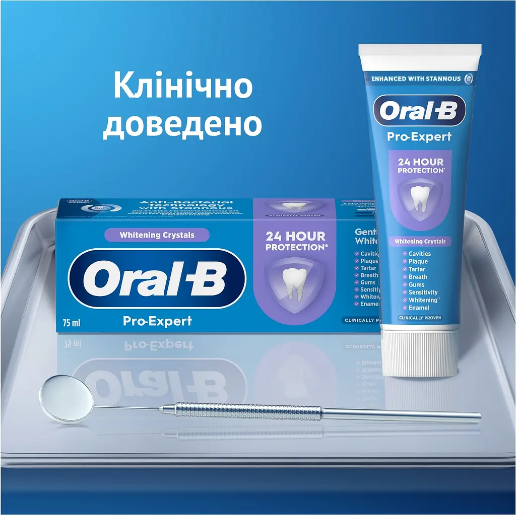 Зубна паста Oral-B Pro-Expert Дбайливе відбілювання 75 мл - фото 3