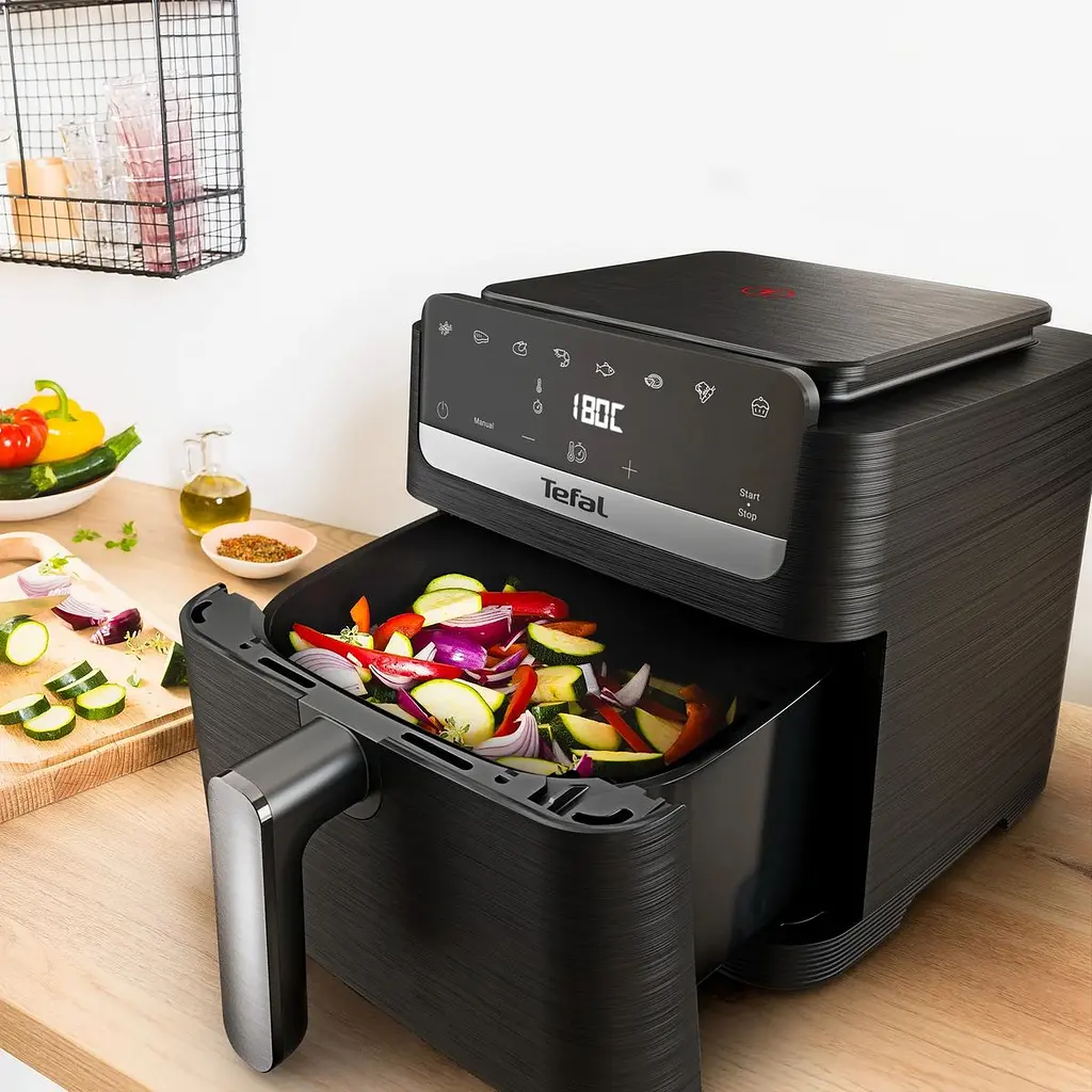 Аэрогриль Tefal Easy Fry Mega Compact черный 1700 Вт (EY8618E0) - фото 13