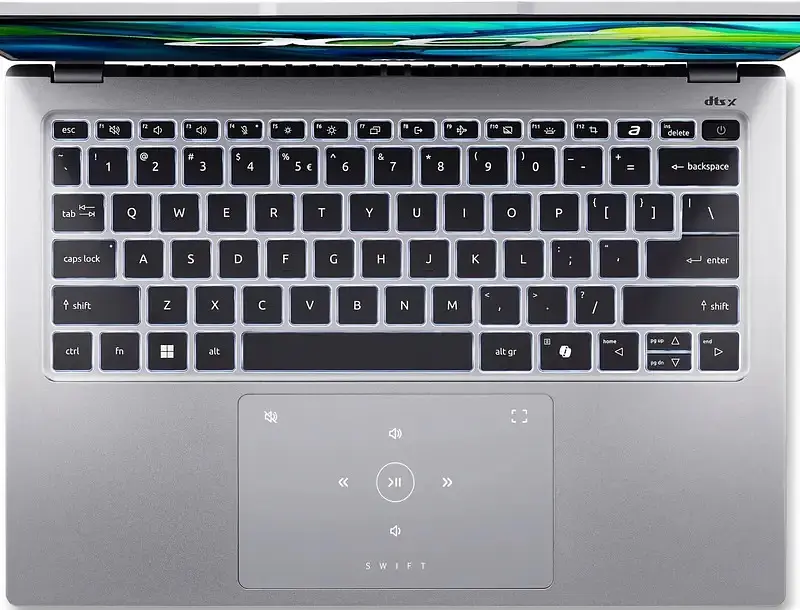 Ноутбук Acer Swift Go 14 SFG14-73T 14' WUXGA IPS Touch, Intel U7-155H, 32GB, F1TB, UMA, Win11, серебристый (NX.KSMEU.002) - фото 7