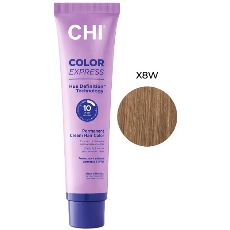 Крем-фарба для волосся CHI Color Express X8W середній теплий блонд безаміачна перманентна 85 г - фото 2