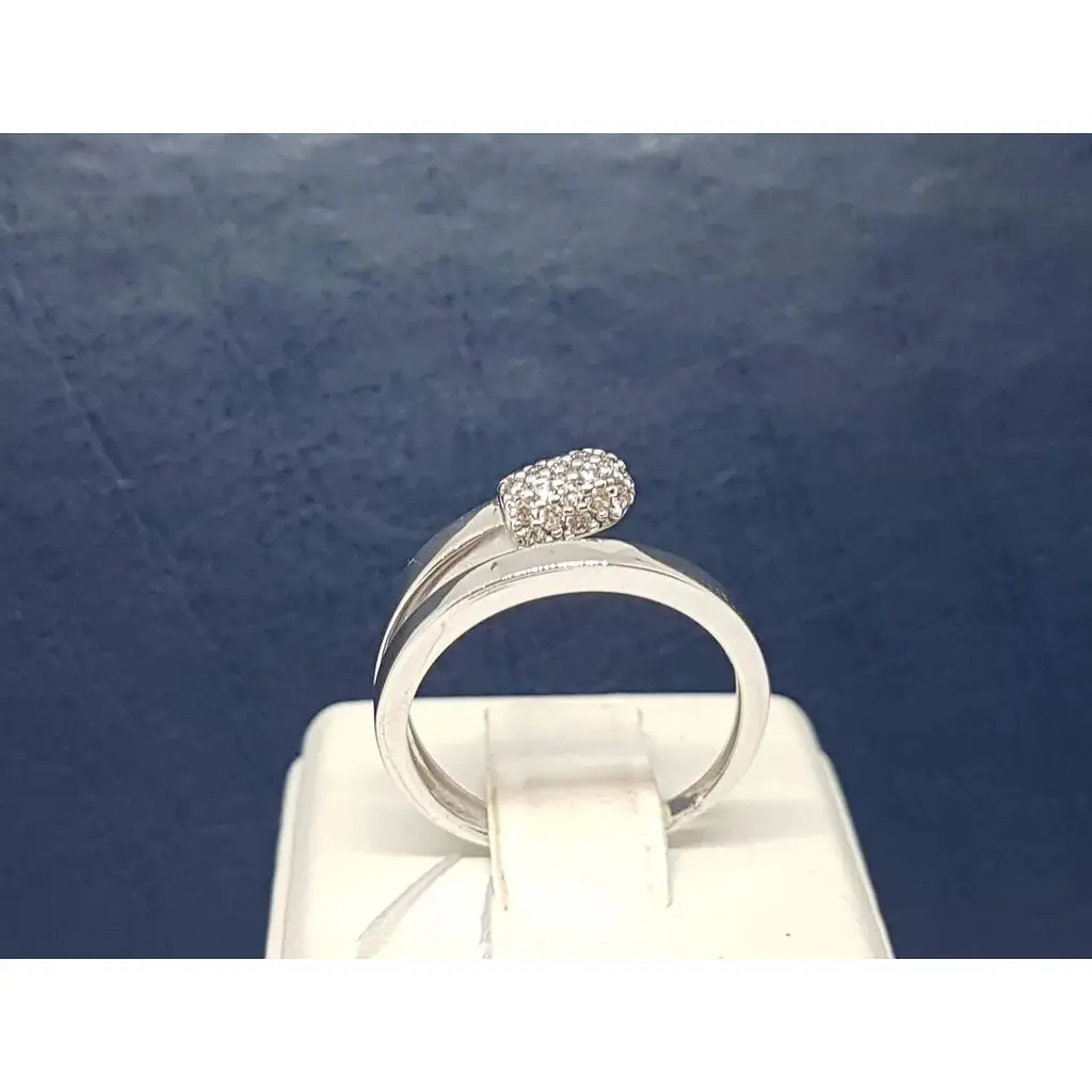 Золоте кільце Імперія золота з фіанітами. КВ1335БИ 17 - фото 3