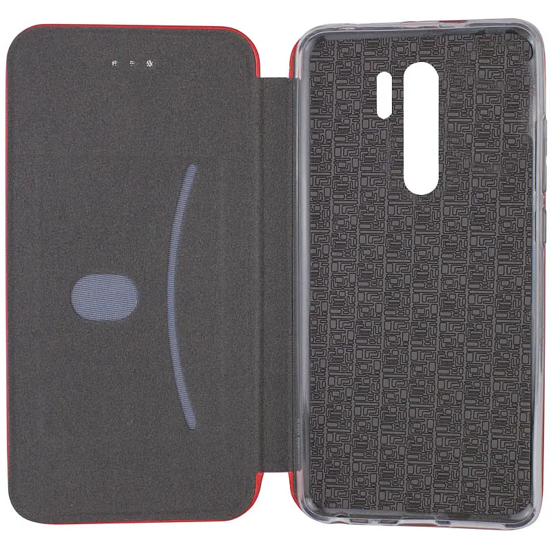 Кожаный чехол-книжка Classy для Xiaomi Redmi 9 Красный - фото 2