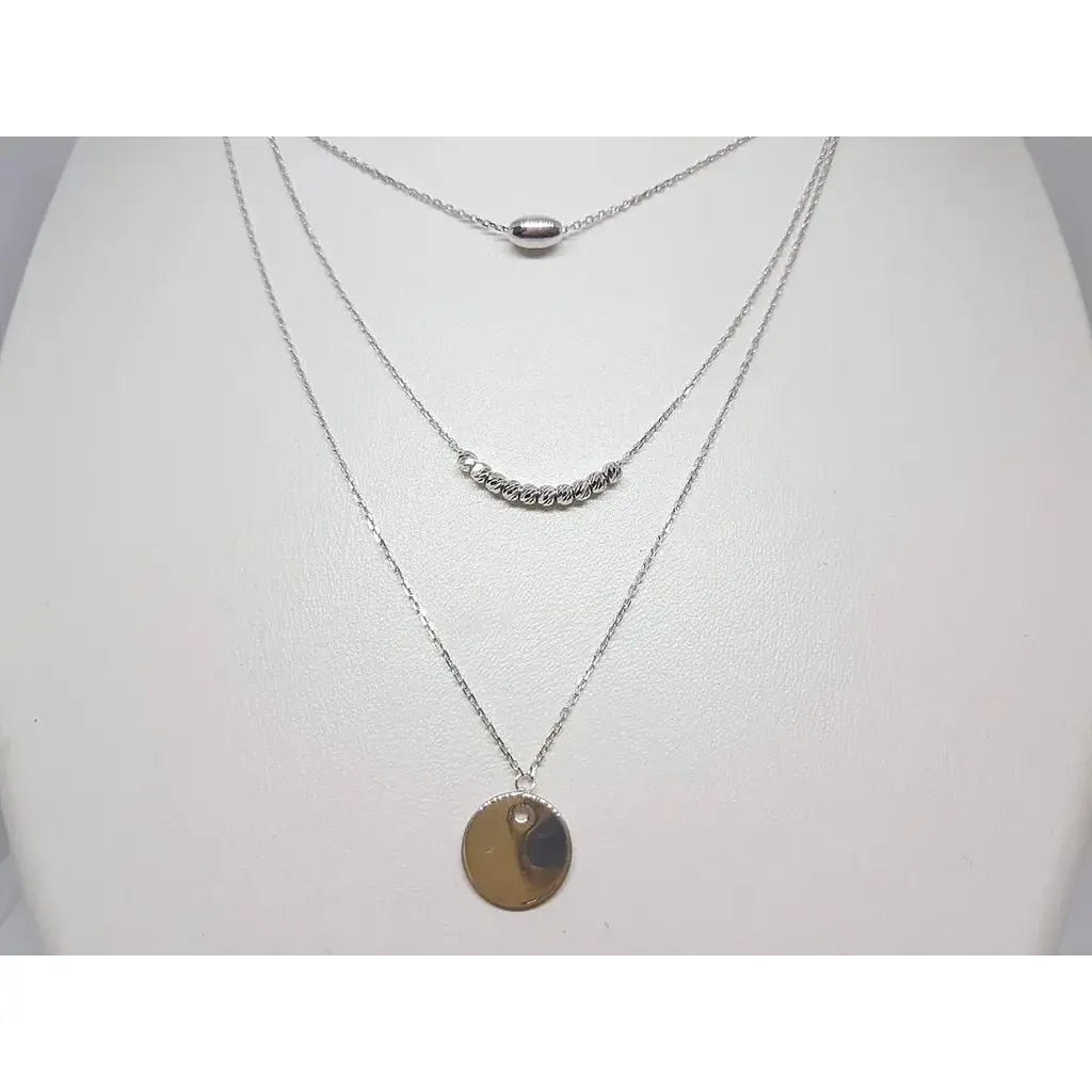 Серебряное колье Qvaliz. 908-01148 - фото 2