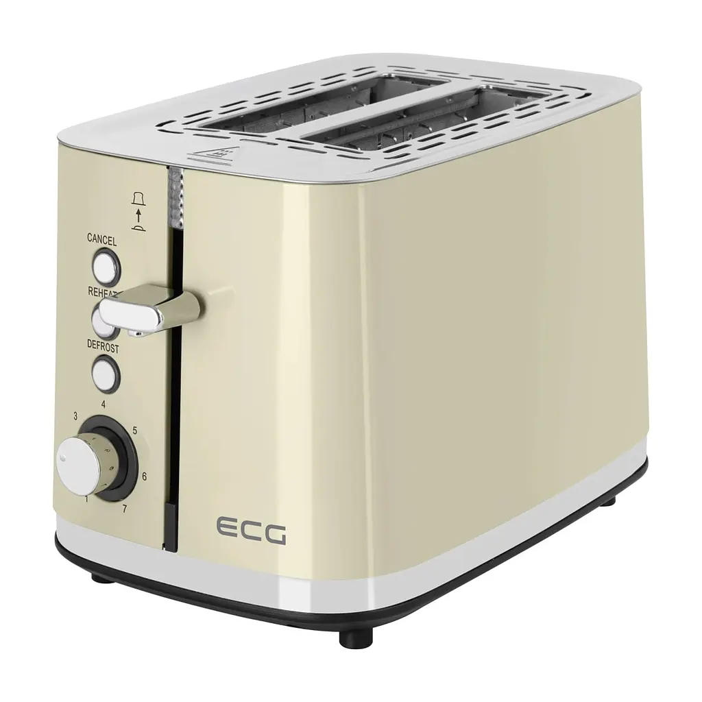 Тостер ECG ST 2766 Vintage Vanilla - фото 3