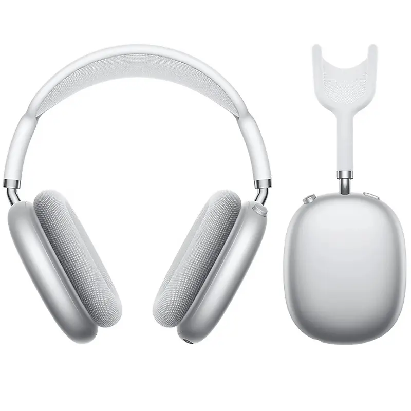 Беспроводные накладные наушники Hoco W65 Plus, ANC, BT5.4, AUX, 400mAh, 45h, Silver - фото 2