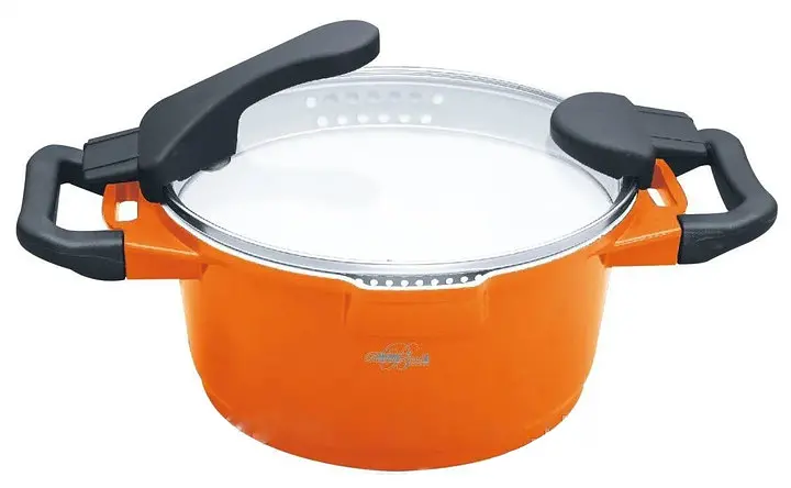 Каструля Barton Steel BS-4024-orange 3,8 л 24 см оранжева