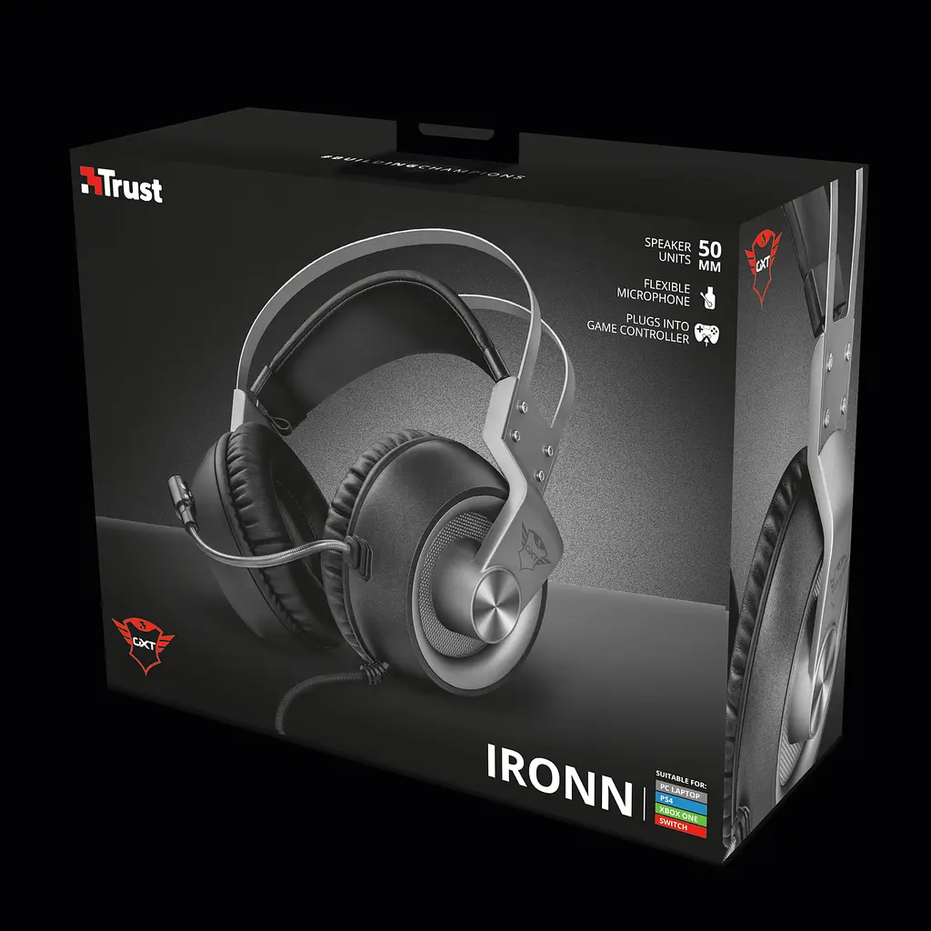 Гарнітура ігрова Trust GXT430 IRONN 3.5 мм Grey (23209_Trust) - фото 5