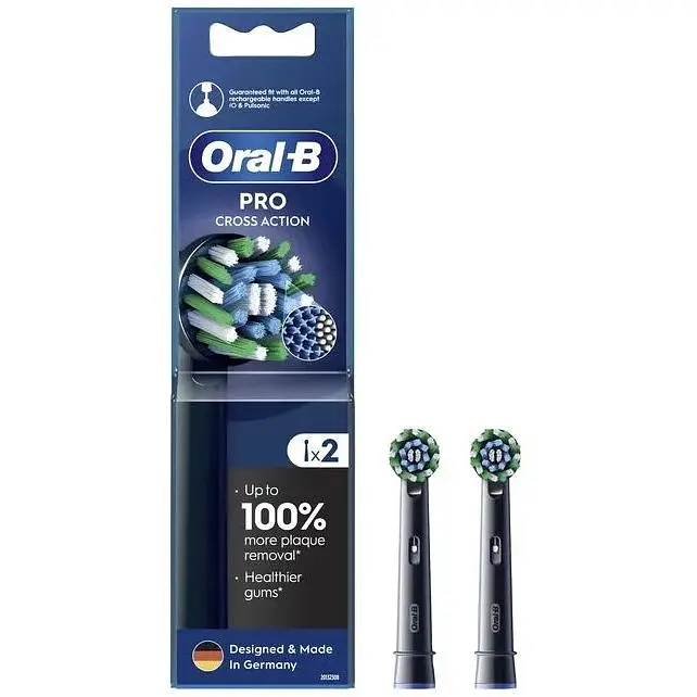 Насадка для зубної щітки Oral-B Cross Action EB50BRX (2) (8006540847657)