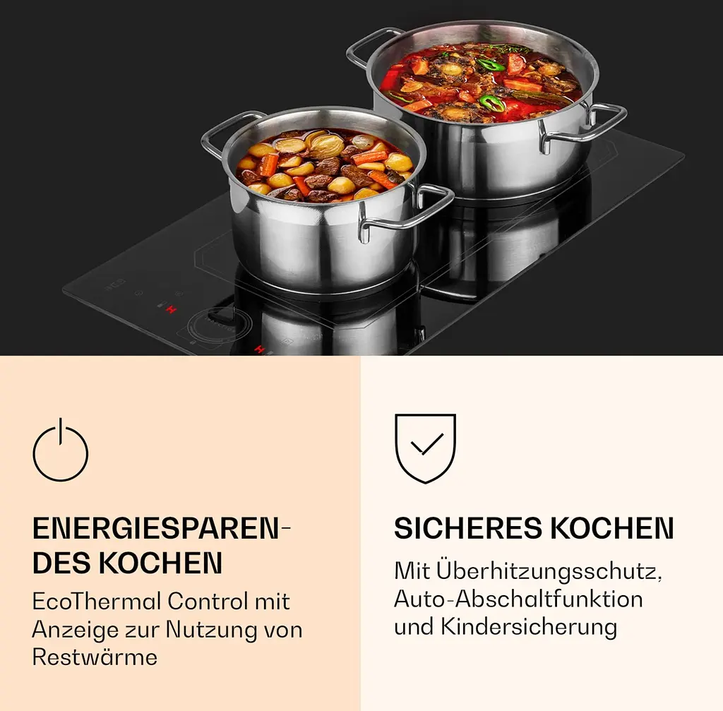 Индукционная плита Klarstein Victoria Domino 3500 (10040199) - фото 2