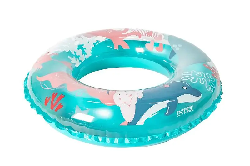 Надувне дитяче коло для плавання Intex Wet Set Collection 59242 діаметр 61см - фото 2