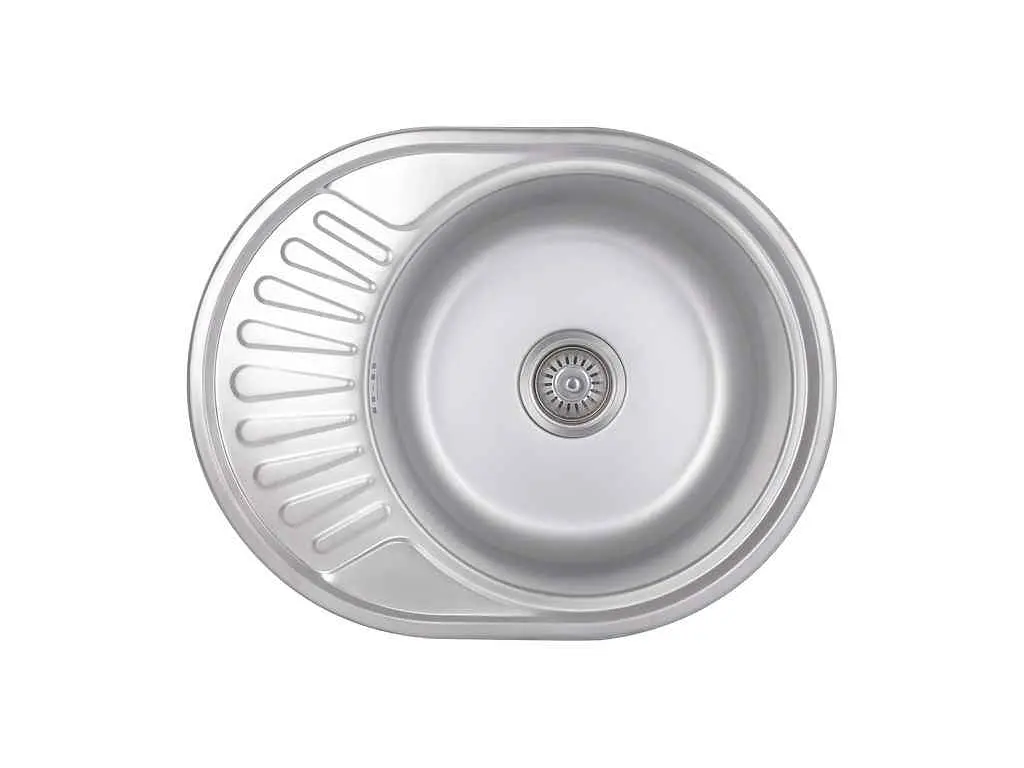 Мийка врізна Brinex 570х450х180мм 1 5745, Satin 0,8мм BRIN5745SAT08