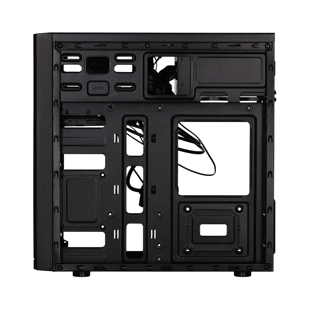 2E Корпус Basis RD8603U-400 з БЖ 2E ATX400W, 1xUSB3.0, 2xUSB2.0, VGA 320мм, mATX, чорний - фото 6