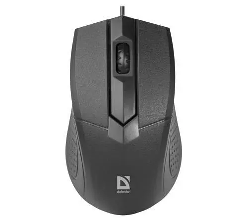 Миша Defender Optimum MB-270, чорний, USB, оптична, 1000 dpi, 3 кнопки, 1.5 м (52270)