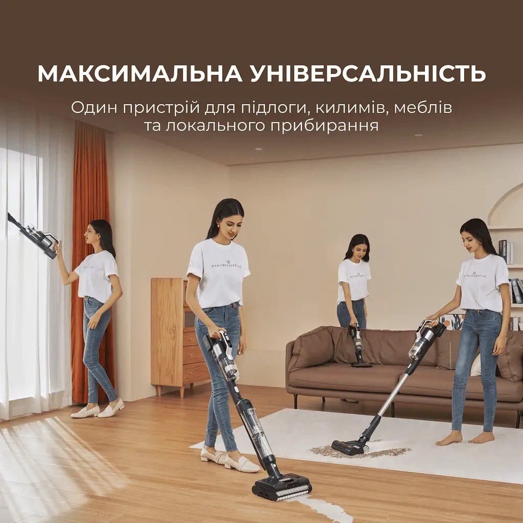 Бездротовий миючий пилосос Jimmy PW11 PRO MAX-B 4 в 1 - фото 10