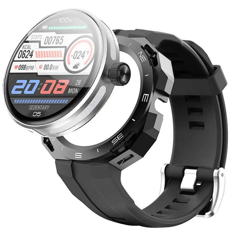 Смарт-годинник BD4 Smart sports watch (call version) Чорний Borofone teh0030140 - фото 3