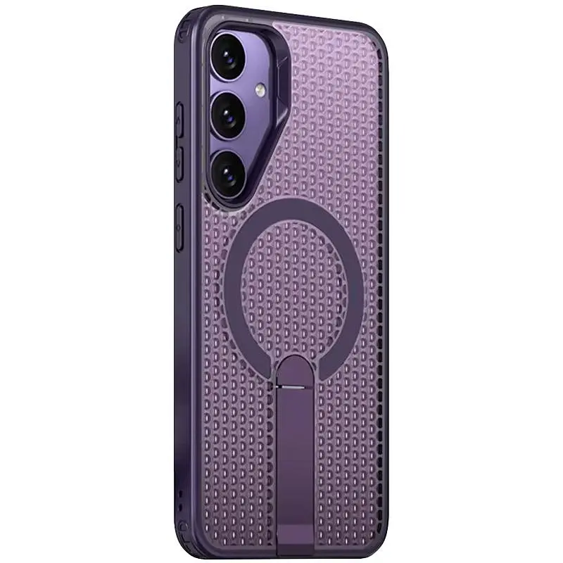 Чохол Epik TPU Breeze with MagSafe stand для Samsung Galaxy S26/S26 Pro Purple - фото 2