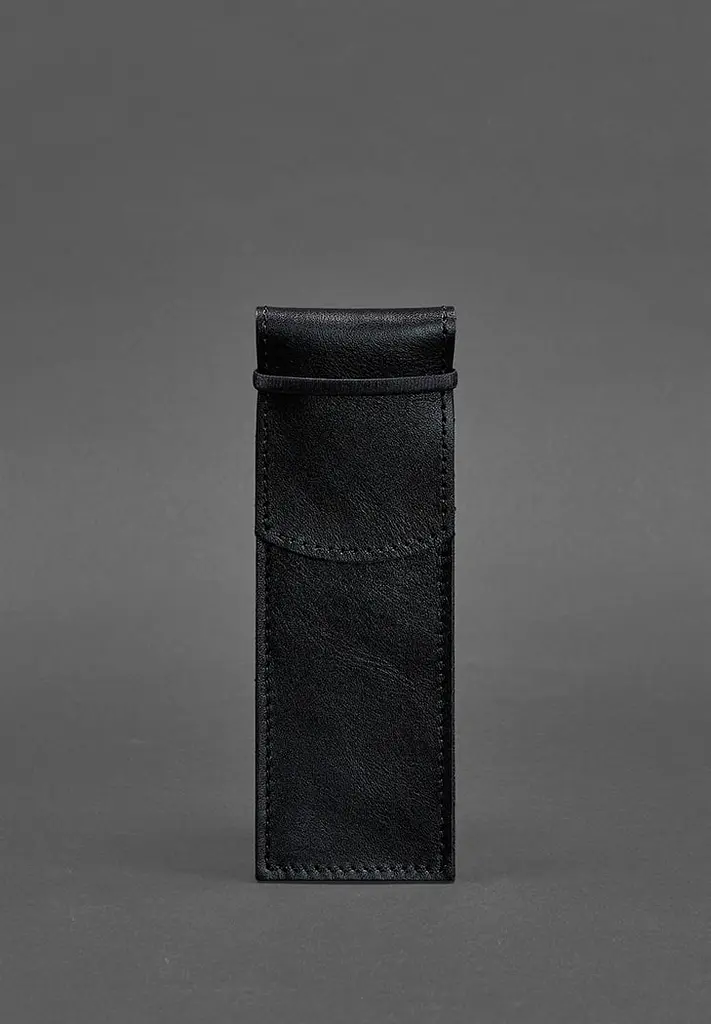 Шкіряний чохол для ручок 1.0 чорний - фото 2