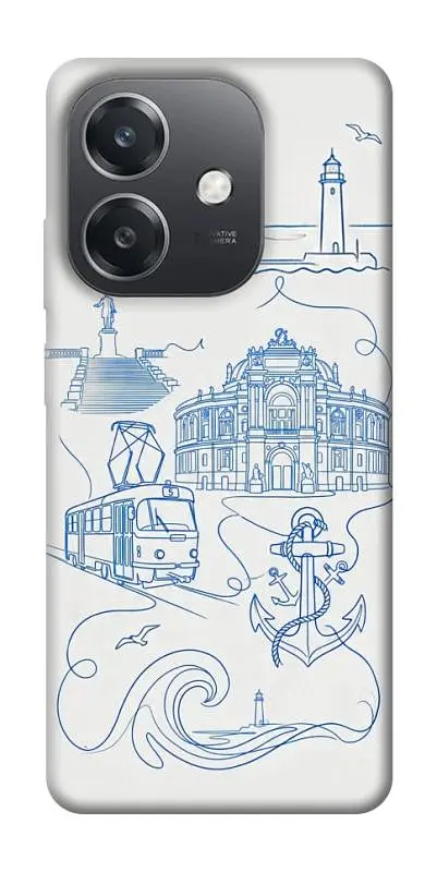 TPU чохол Demsky Southern pearl для Oppo A3 4G