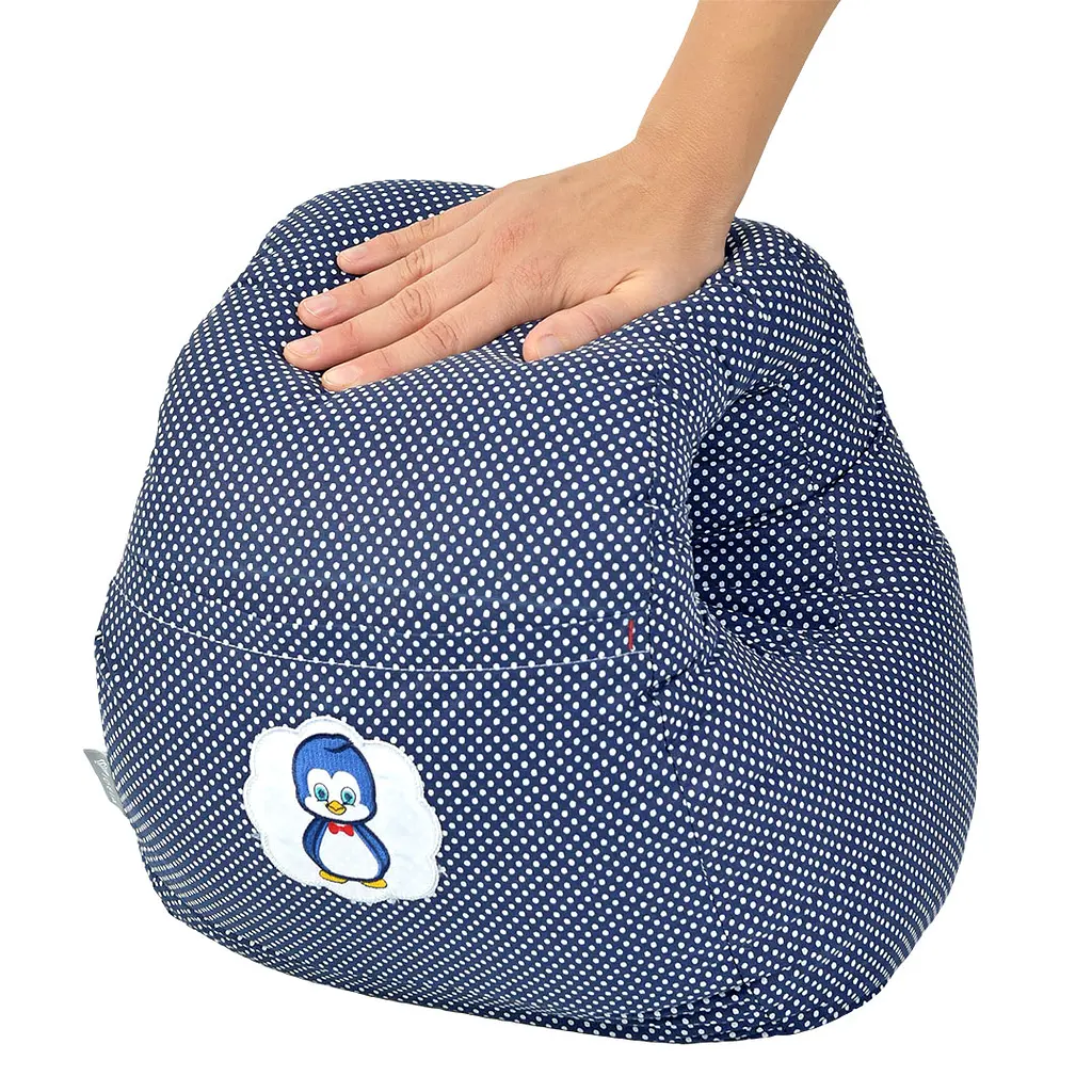 Подушка для годування Papaella Mini Горошок, 28х30 см, синій (8-31999) - фото 9