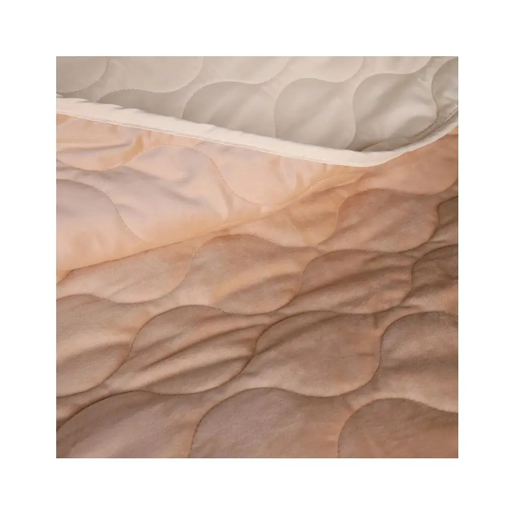Покривало MirSon №5050 Velor charm Beige 200х220 см (2200008376796) - фото 3