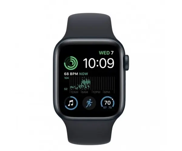 Смарт-годинник Apple Watch SE 2022 GPS+LTE Midnight Aluminum Case with Midnight Sport Band 40 мм Size M/L (MNTN3) (62760-ska) - фото 2