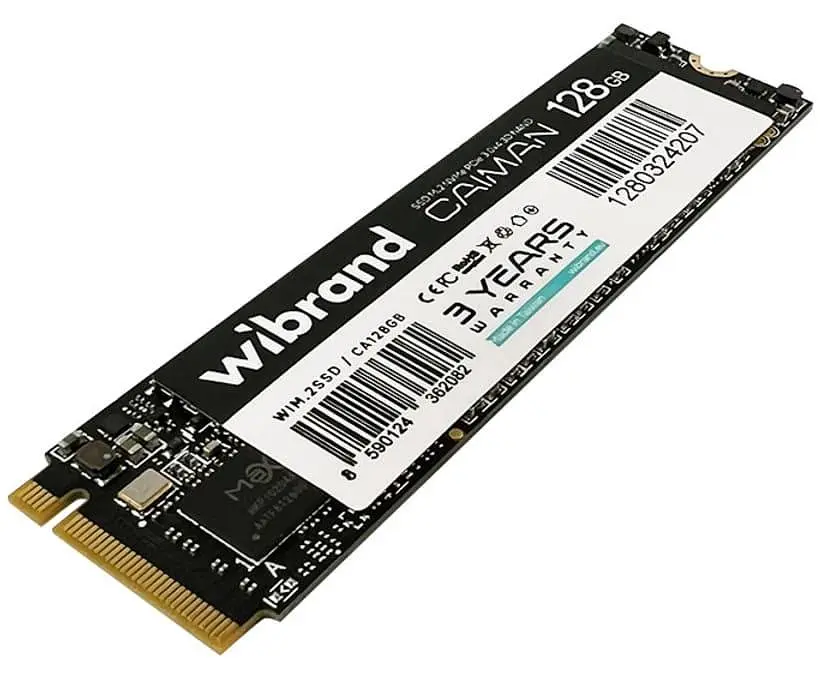 Накопитель SSD Wibrand m.2 NVMe 128GB Caiman 120 (WIM.2SSD/CA128GB) - фото 2