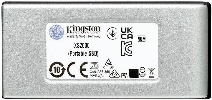 Диск портативний переносний SSD Kingston XS2000 500 GB USB 3.2 Gen2 (2x2) Type-C - фото 3