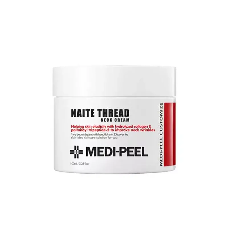 Підтягуючий пептидний крем для шиї та декольте Medi-Peel Premium Collagen Naite Thread Neck Cream