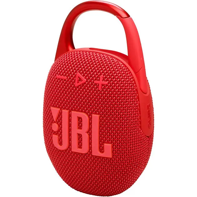 Портативна акустика JBL Clip 5 із кліпсою бездротова червона (JBLCLIP5RED) - фото 5