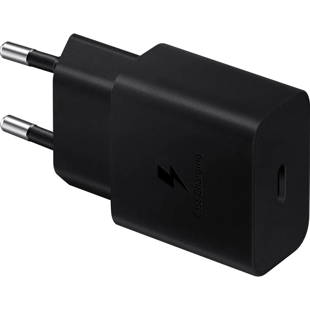 Зарядний пристрій Samsung USB-C 15 Вт чорний + кабель USB-C 1 м (EP-T1510XBEGEU) - фото 4