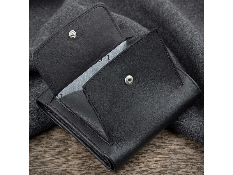 Гаманець жіночий натуральна шкіра Cortina 5087 nero Чорний 13,5x10 см TONY PEROTTI acs0032595 - фото 6