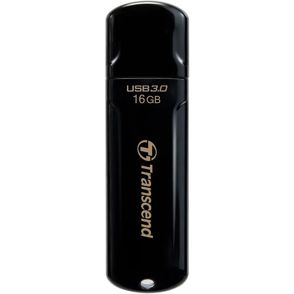 USB флеш-накопичувач Transcend JetFlash 700 16GB USB-A 3.0 Black (TS16GJF700) [67395] - фото 2
