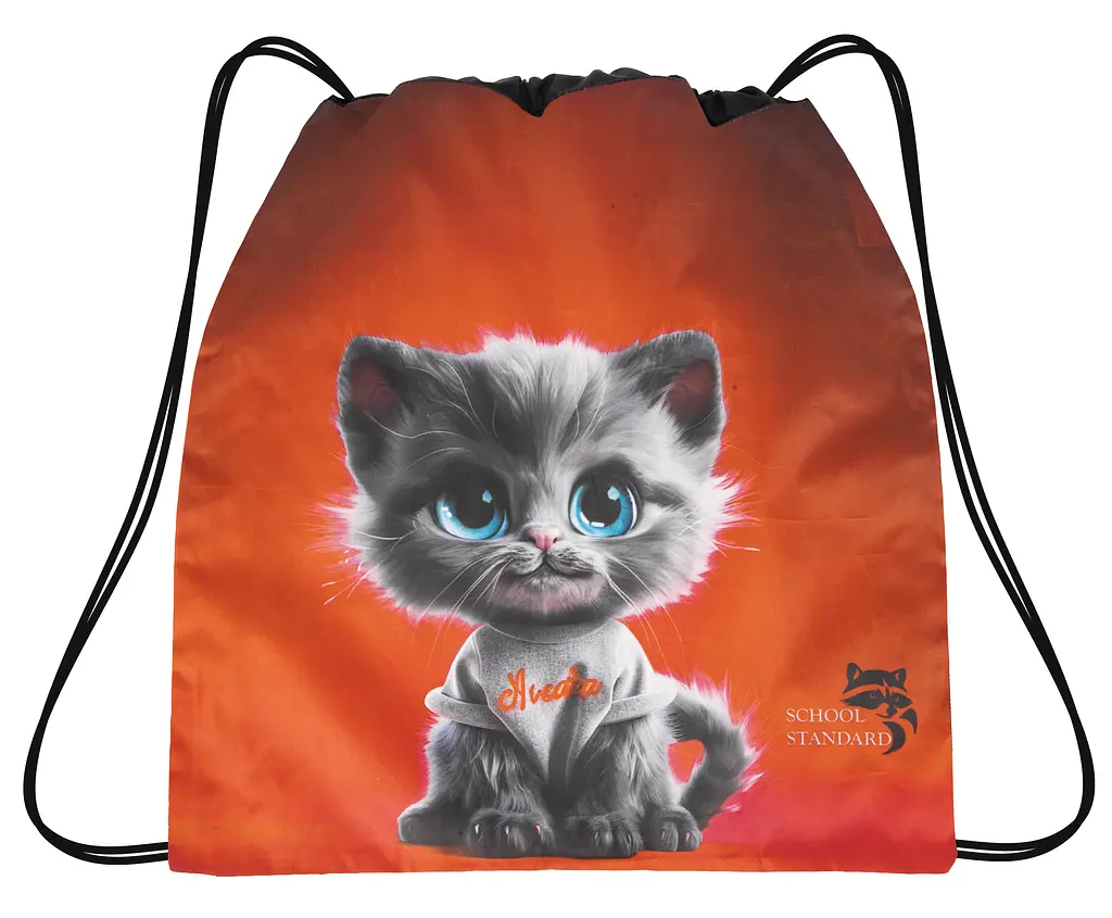 Ортопедичний рюкзак 3 в 1 з пеналом та мішком для дівчинки School Standard 375 гр 17 літрів Червоний - фото 4