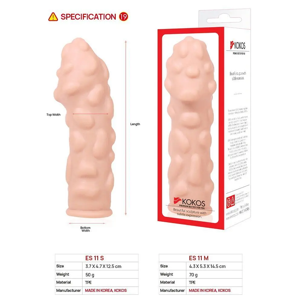 Насадка на пеніс Kokos Extreme Sleeve ES-011 - фото 4