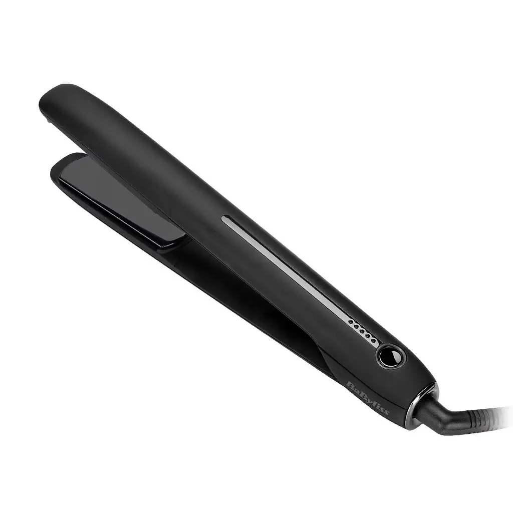 Випрямляч BaByliss Super Styler, температурних режимів 5, 160-200С, LEd індикатор, технологія Micro Heating Matrix, термо коврик, кераміка, чорний - фото 3