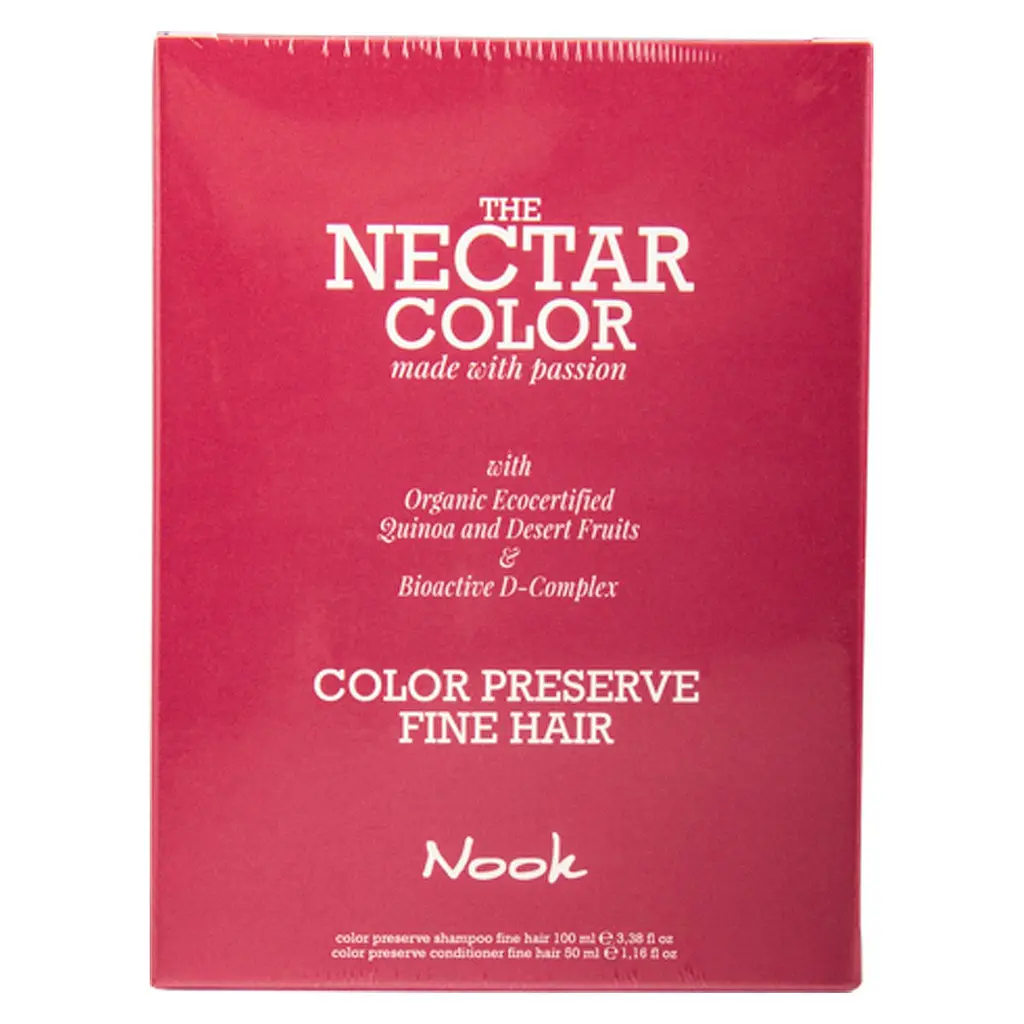 Шампунь "Стійкість кольору" для тонкого та нормального волосся Nook THE NECTAR COLOR 10 мл