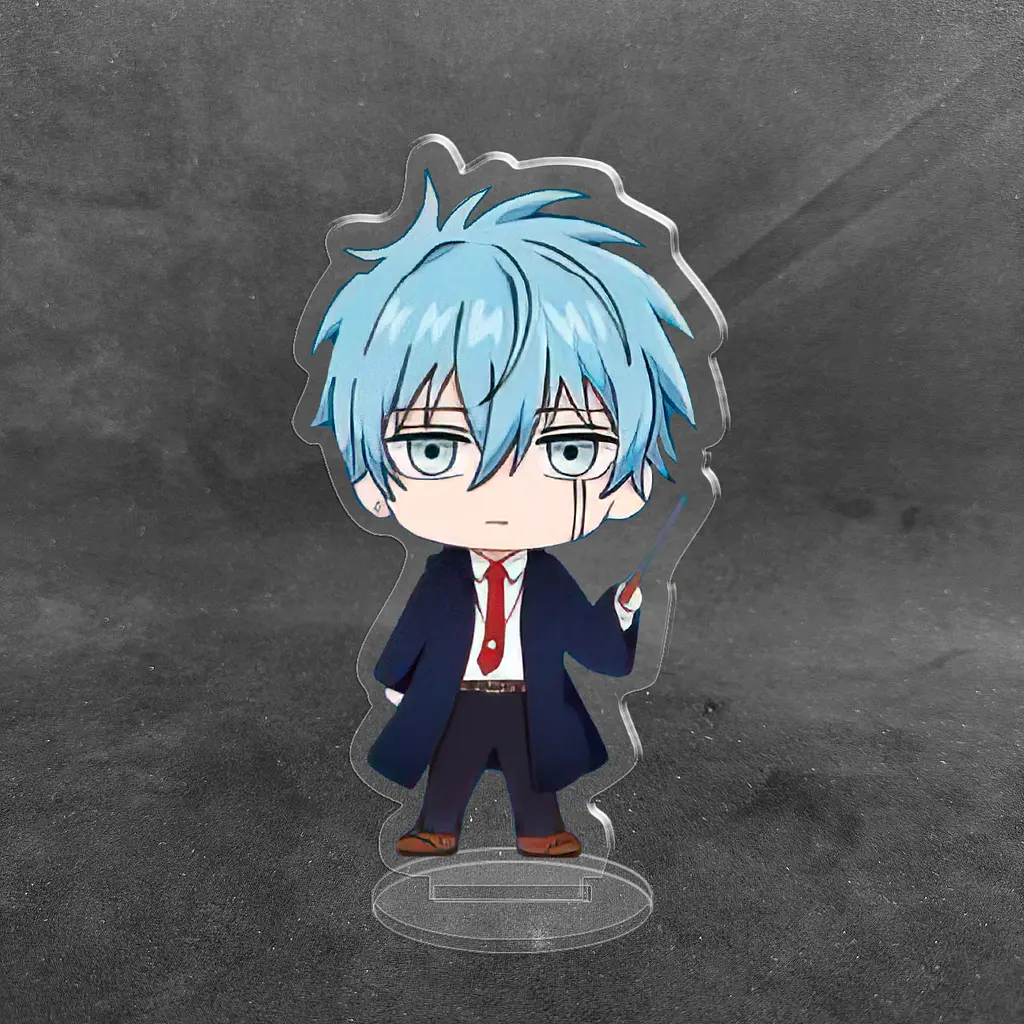 Акрилова колекційна фігурка Чібі Chibi Аніме Магія та м'язи Ланс Краун 10 см