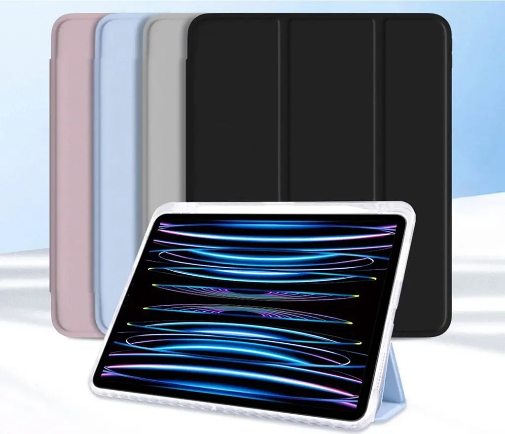 Чохол-книжка Comma Joy PU with Pencil Slot для Apple iPad Pro 11 (2024-2025) Gray [111045] - фото 9