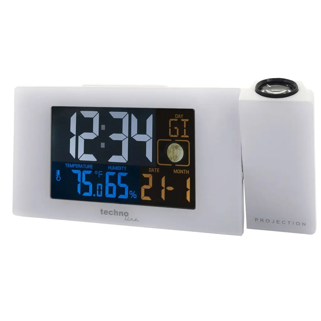 Годинник проекційний Technoline WT537 White (WT537) - фото 2