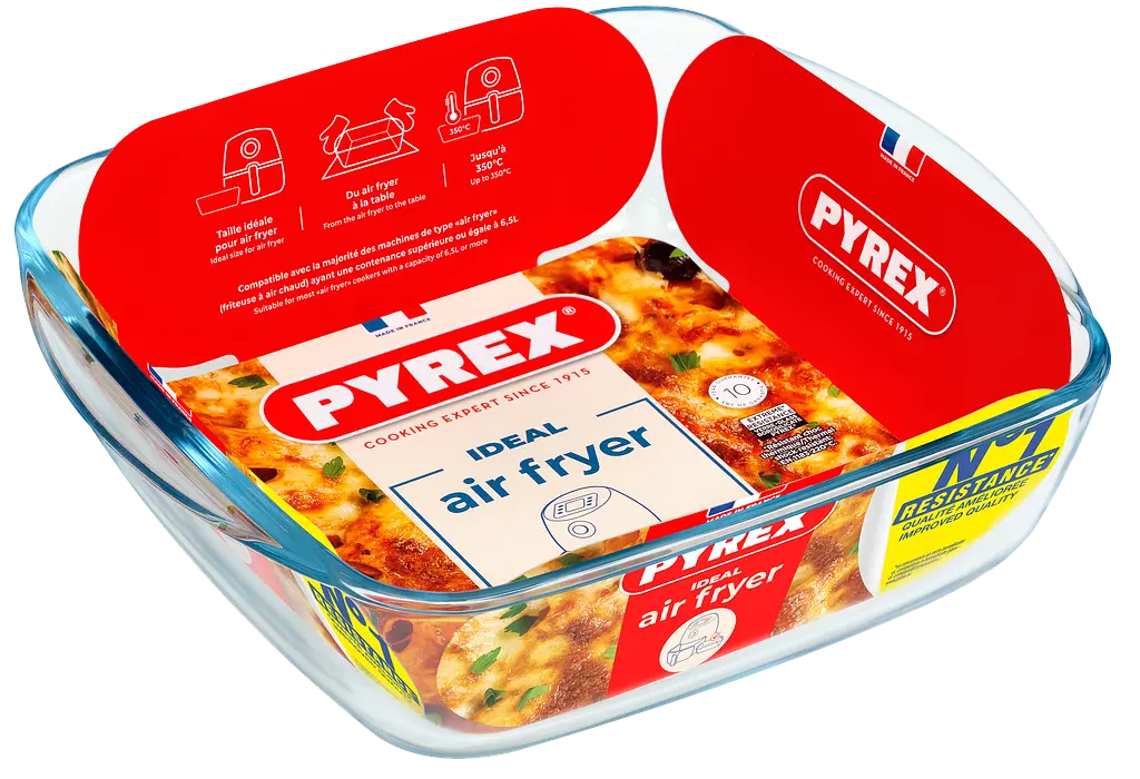 Форма для запікання Pyrex AirFryer, 25x22x7 см (2.2 л) (7150753) - фото 2