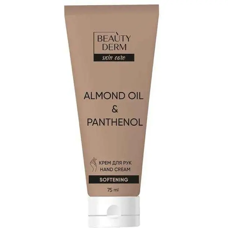 Крем для рук BEAUTYDERM 75мл «Almond oil & Panthenol»