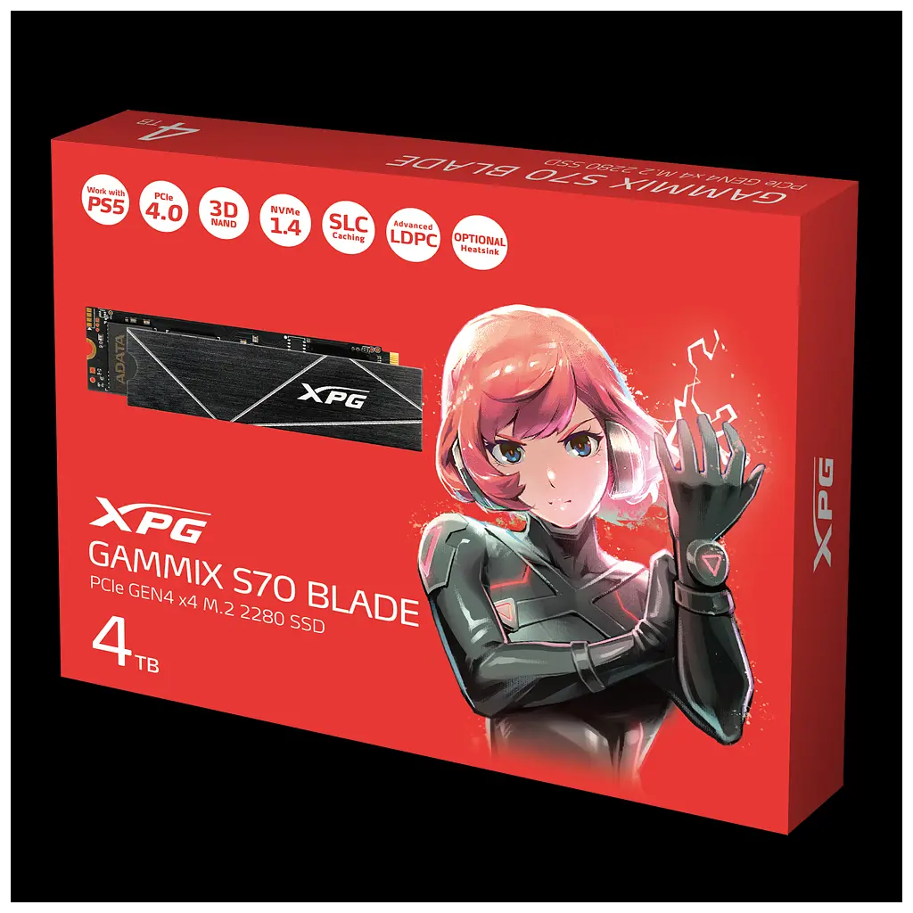 Накопитель SSD M.2 2280 4TB ADATA (AGAMMIXS70B-4T-CS) - фото 6