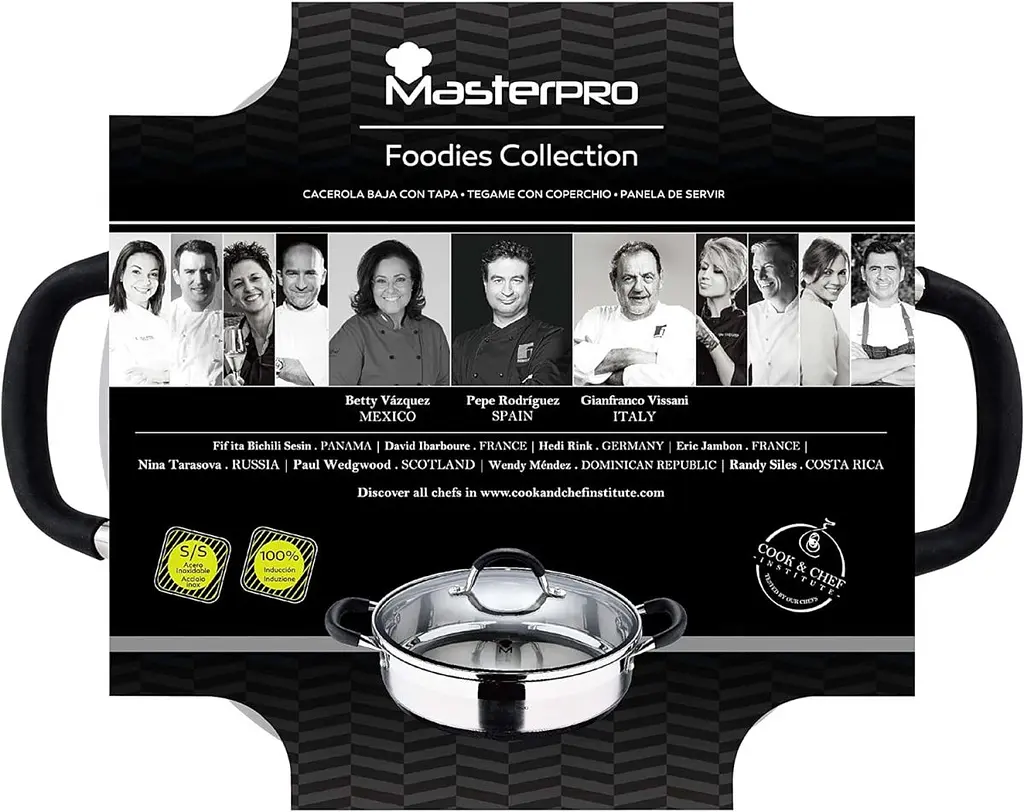 Сотейник MasterPro Foodies collection 3,8 л (BGMP-1503-BK) - фото 6