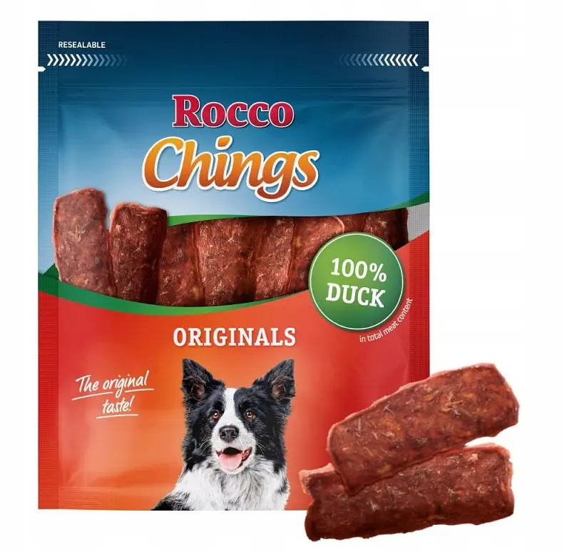 Ласощі Rocco Chings Originals для собак стейк з качки 250 г ЦІНА ЗА 1 КГ 4260358517773 - фото 2
