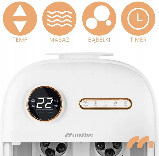 Гідромасажна ванна для ніг Maltec PRO-Hydro500WS 112410 - фото 8