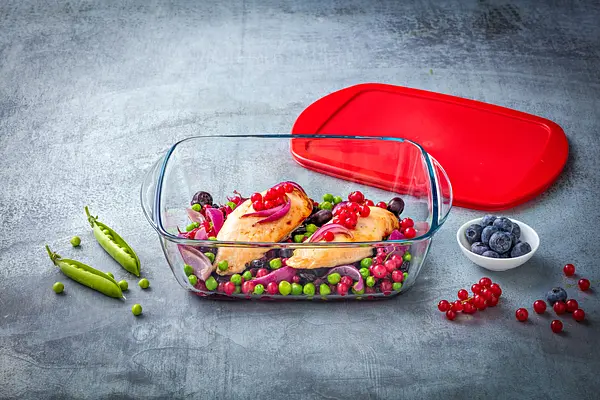 Форма для запікання з кришкою Pyrex Cook & Store, 23х15х6,5 см, 1,1 л (6625234) - фото 2