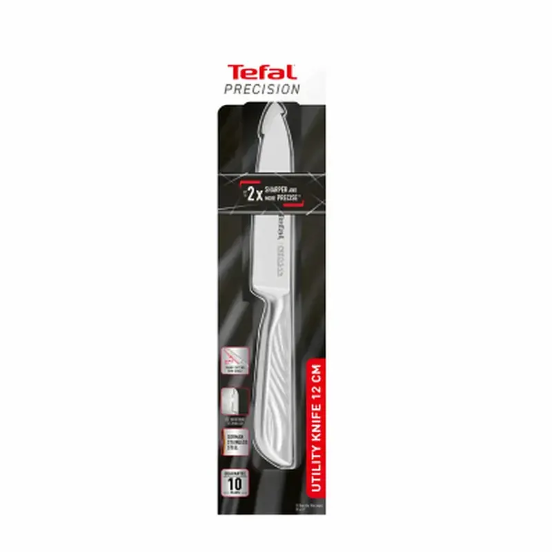 Кухонний ніж Tefal Precision 12см, нержавіюча сталь (K2890524) - фото 12