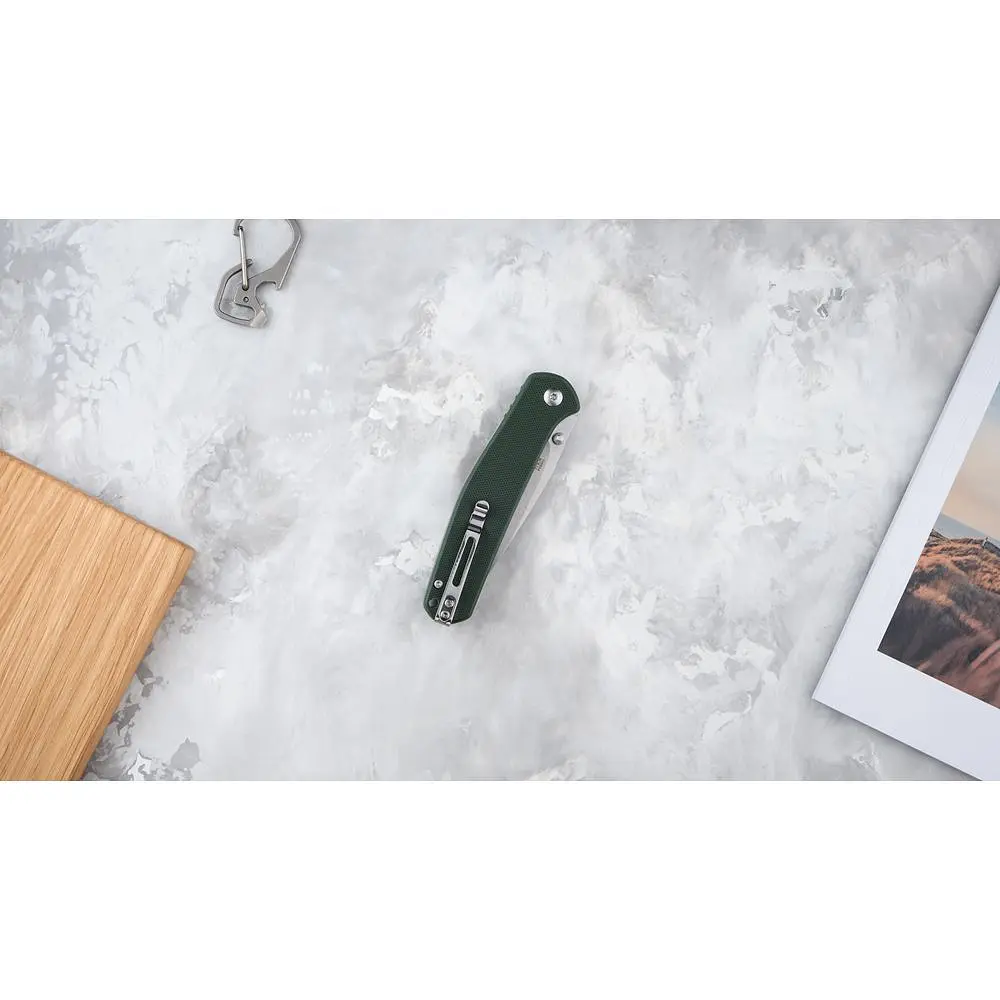 Ніж складаний Ganzo G6804 зелений - фото 10