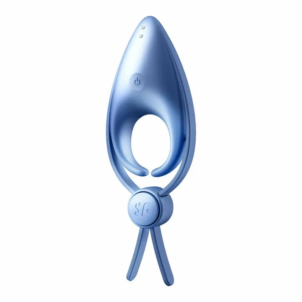 Ерекційне кільце Satisfyer Sniper 13 см блакитний - фото 8