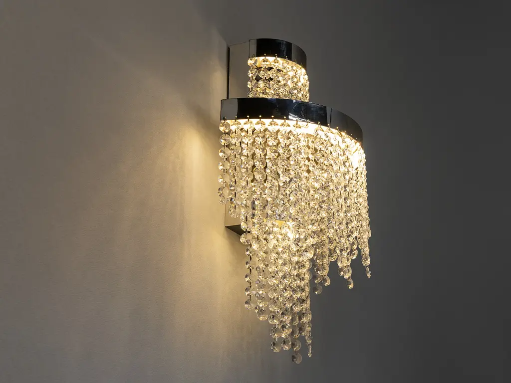 Настінний світильник 376-BCH хром 28 Вт LED - фото 2